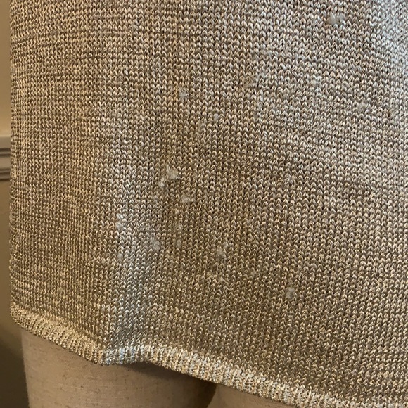 Chico’s gold sweater tank. Size 1 - Picture 3 of 7